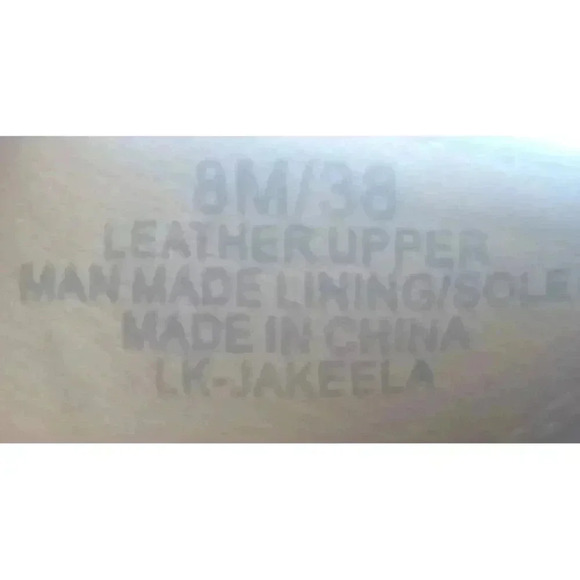 Lucky Brand Womens Jakeela Ankle Boots Beige Leather Pointed Toe Zip Cutout 8 M - Picture 2 of 9